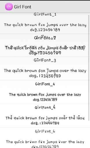 Girl Font Flipfont Free 1