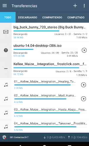 FrostWire Downloader: Cliente Torrents+Reproductor 4