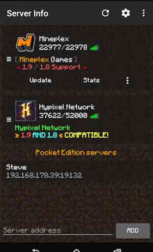Server Info Minecraft 1