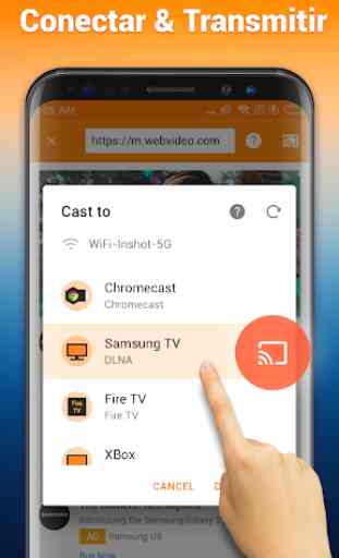 Enviar a TV: Chromecast, IPTV, FireTV, Xbox, Roku 3