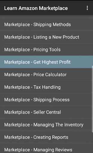 Learn Amazon Marketplace 1