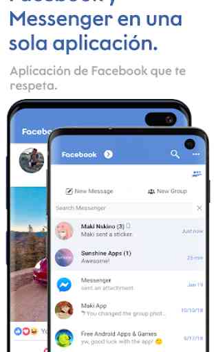 Maki: Facebook y Messenger en una sola aplicación 1