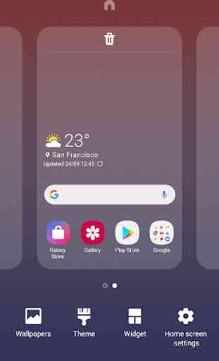 Inicio de Samsung One UI 4