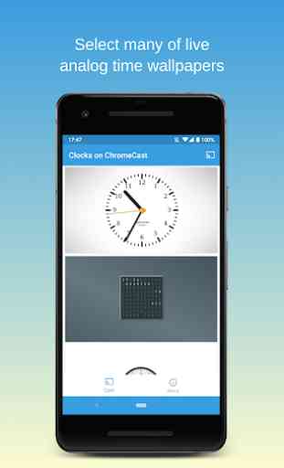 Clocks on Chromecast|⏰ Clock display widget for TV 4