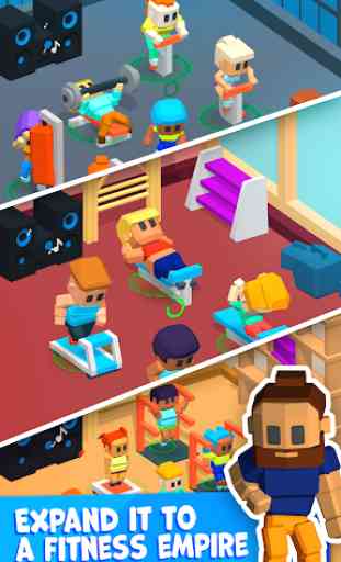 Idle Gym City: fitness tycoon clicker, sport games 3