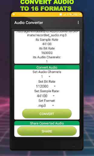 Audio Converter - 16 Audio Formats 2