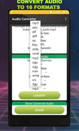 Audio Converter - 16 Audio Formats 3