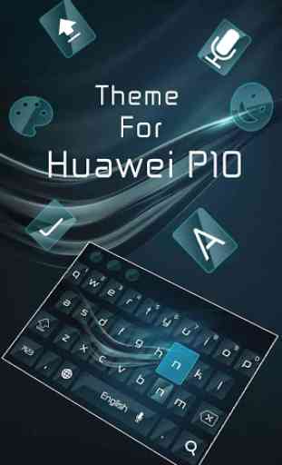 Navy Keyboard for Huawei P10 3