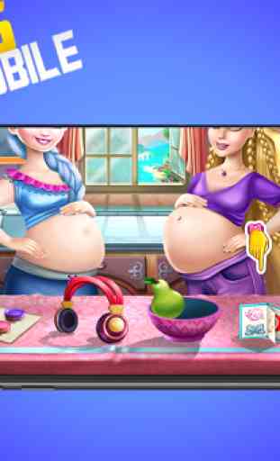 princesa feliz embarazada - mamá embarazada juego 1