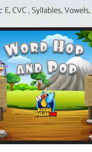 Word Hop and Pop - Juega juegos de ABC y fonética 1
