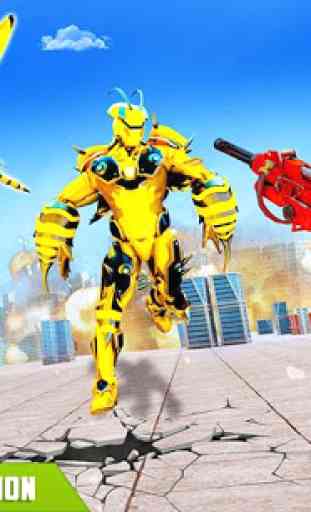 Flying Bee Make Robot Battle: juegos de robots 1