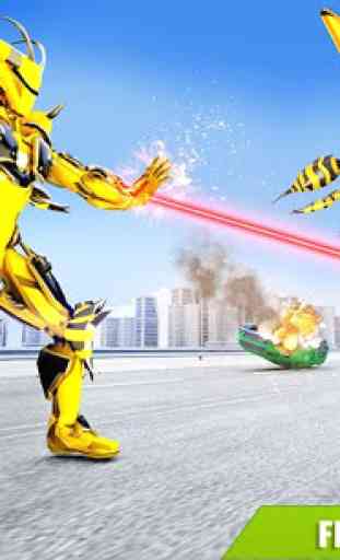 Flying Bee Make Robot Battle: juegos de robots 3