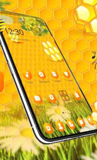 Tema de miel de abeja amarilla 2
