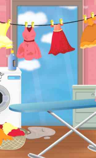 Embarazada mami lavando ropa - pregnacy games 1