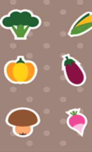 ABC First Vocabulary for Kids – Learn the English Pronunciation of Fruits and Vegetables 1