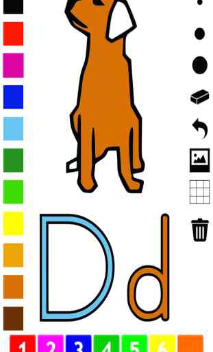 Abecedario - Libro para colorear para los más pequeños: Aprender a escribir y dibujar las letras del alfabeto en ingles con muchas fotos de la escuela, preescolar y jardín de infantes 2