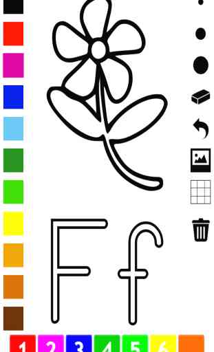 Abecedario - Libro para colorear para los más pequeños: Aprender a escribir y dibujar las letras del alfabeto en ingles con muchas fotos de la escuela, preescolar y jardín de infantes 3