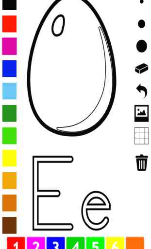 Abecedario - Libro para colorear para los más pequeños: Aprender a escribir y dibujar las letras del alfabeto en ingles con muchas fotos de la escuela, preescolar y jardín de infantes 4