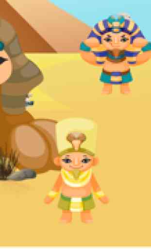Activo! Juego del antiguo Egipto Aprendizaje para niños: Aprender y jugar con la momia, faraón y pirámides 1