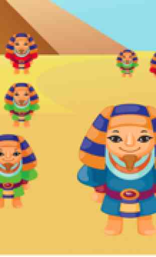 Activo! Juego del antiguo Egipto Aprendizaje para niños: Aprender y jugar con la momia, faraón y pirámides 3