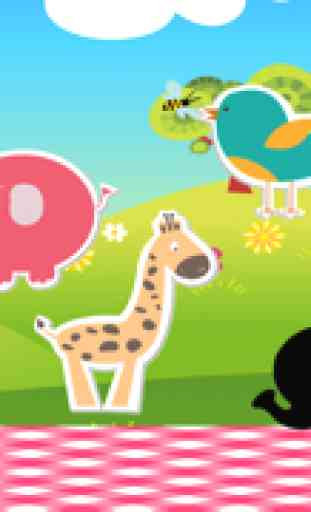 Awesome Babies Animals: Shadow Game to Play and Learn for Children 3