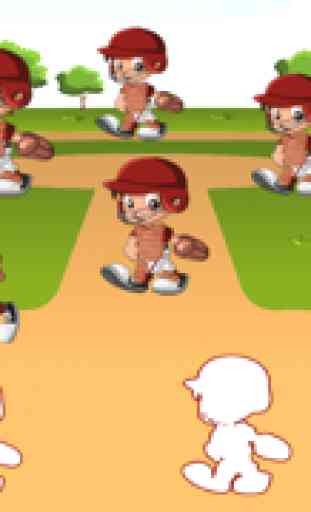 Bebé Puzzle: Juego de Béisbol de Los Niños Para Niños Pequeños. Clasificar Objetos por Tamaño 1