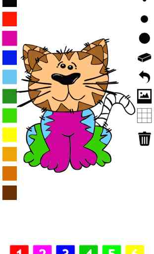 Libro Para Colorear de Los Gatos Para Los Niños: Aprenda a Pintar 1