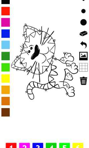 Libro Para Colorear de Los Gatos Para Los Niños: Aprenda a Pintar 4