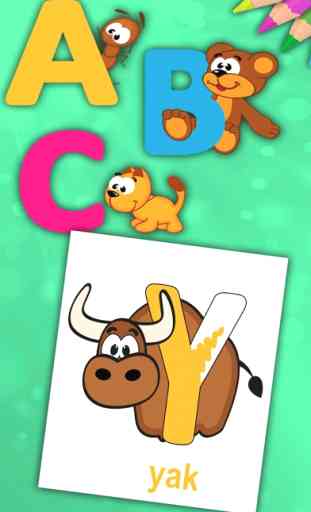 ABC abecedario – Libro para colorear el alfabeto 1