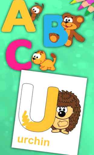 ABC abecedario – Libro para colorear el alfabeto 3