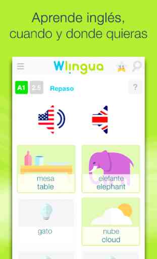 Aprender inglés con Wlingua 1