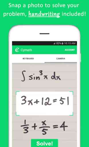 Cymath - Solucionador de Problemas de Matemáticas 1