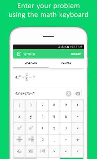 Cymath - Solucionador de Problemas de Matemáticas 3