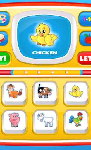 Kids Toy Phone Learning Games - Magic Laptop Lite 1