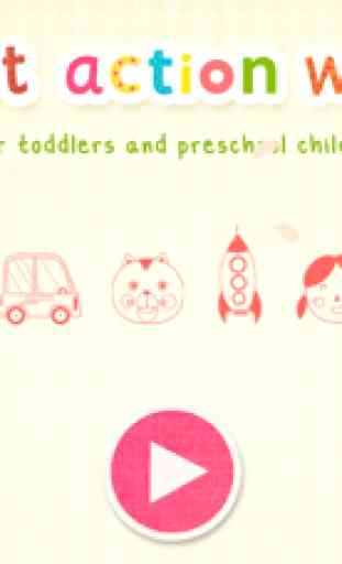 Primeras Palabras: Palabras de Acción para Niños Pequeños y Preescolares 1