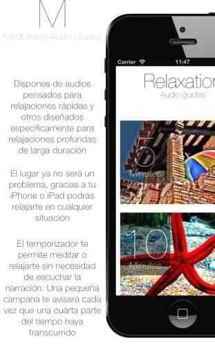 Relajación App - Técnica de relajación guiada con atención plena, mindfulness, relax y meditación 1