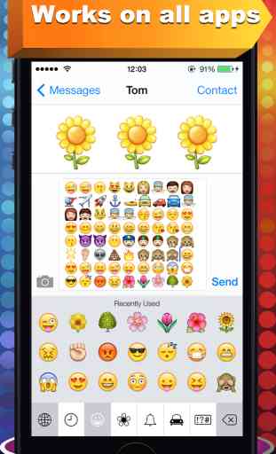 Emoji Emoticon FREE & Teclados de Emojis, pegatinas y fotos de emoticonos gratis para textos 4
