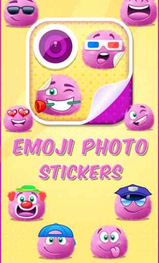 Foto pegatinas emoji: Emoticones lindos y rosados 1