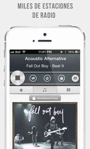 OneTuner Pro Radio Player for iPhone, iPad, iPod Touch - tunein to 65 géneros! 1