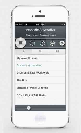 OneTuner Pro Radio Player for iPhone, iPad, iPod Touch - tunein to 65 géneros! 2