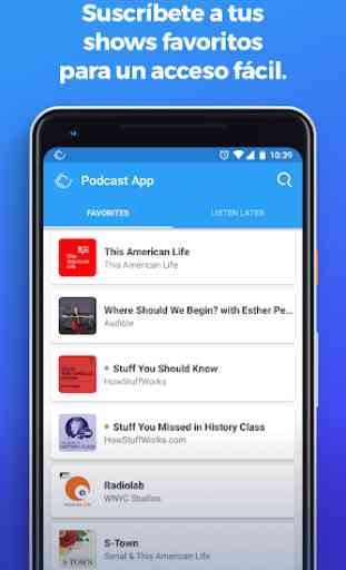 The Podcast App - La Aplicación de Podcasts 3