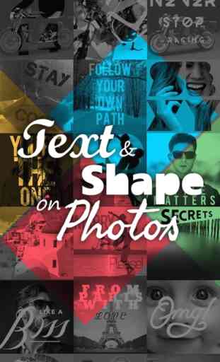 Texts and shapes on Photos – Creative Lab FX, Filter, Frame, Overpass, Silhoutte Effects 1
