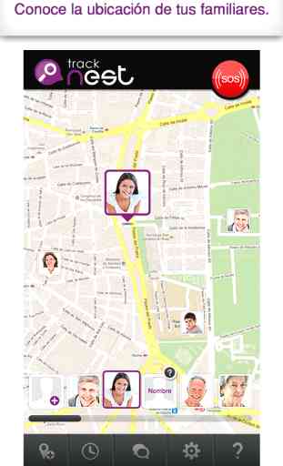 Track Nest - Tu localizador móvil familiar. La seguridad de localizar las emergencias de tu familia. 1