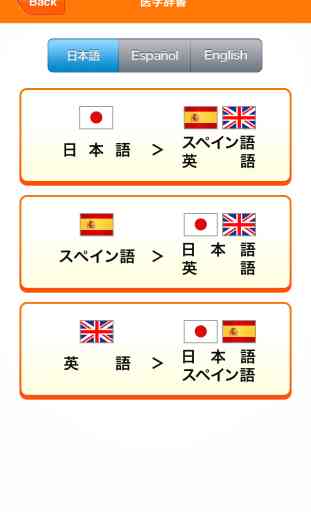 Medi Pass Español・Inglés・Japonés　Dictionario de idiomas de medicina for iPhone 4