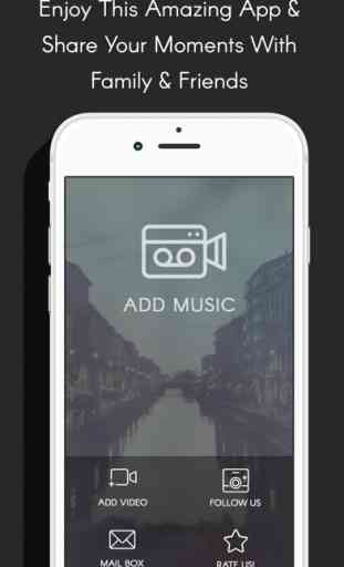 Añadir a la Música - Combinar el audio de fondo, creador de películas y editor de vídeo de pago 2