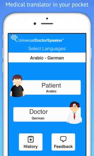 Universal Doctor Speaker: Traductor médico con  a udio 1