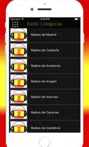 España Radios - Emisoras de Radio en Vivo FM & AM 1