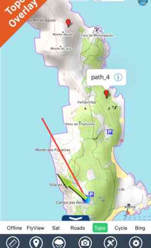 Islas del Atlántico Galicia navegador GPS offline 3