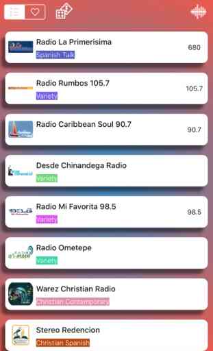 Radios de Nicaragua - FM AM 1