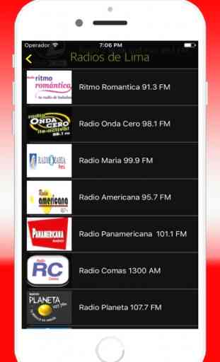 Radios de Perú Online FM & AM - Emisoras Peruanas 3